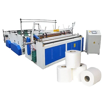 High Speed Non-stop Full Automatic Тоалетна хартия кърпа машината за правене производствена линия