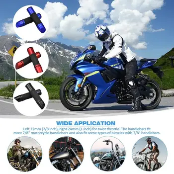 Ръкохватки за мотоциклети Стилни ръкохватки против хлъзгане Ергономични дръжки за мотоциклети Ръкохватки за ръкохватки Аксесоари за кормило