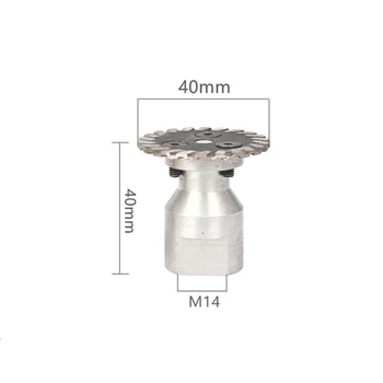 40/50mm M14 резба Подвижен фланец Диамантена резба Шлифовъчни дискове за шлифовъчни дискове за мраморен бетон Гранит Каменни плочки Електрически инструменти