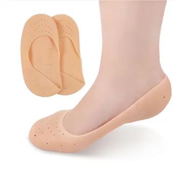 Sdotter 1Pair Gel Sock Силиконов инструмент за грижа за краката Протектор за краката Облекчаване на болката Предотвратяване на пукнатини Овлажняване на мъртва кожа Премахване на чорап Остроумие