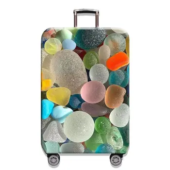 Сгъстяване на багажа защитен капак 18-32inch количка багаж пътуване чанта покрива еластична защита куфар случай