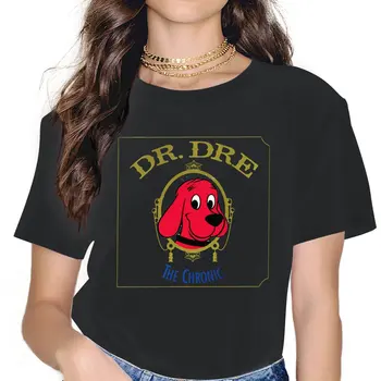 Класически женски ризи Клифърд голямото червено куче комедия любовна анимация тениска готика реколта женски топ