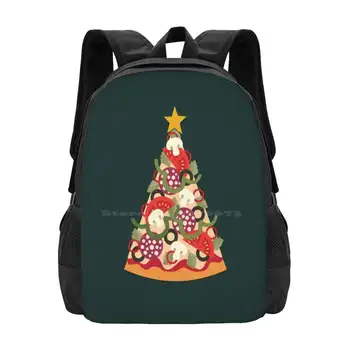 Пица на Земята-Пеперони гореща продажба раница модни чанти парче коледно дърво декември сезонни Коледа зима весели празници