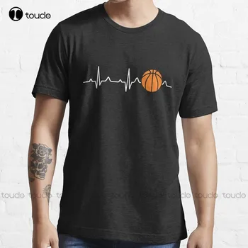 Баскетбол Heartbeat тениска мъжки спортни ризи потребителски Aldult Teen Унисекс цифров печат тениска Xs-5Xl Hd високо качество