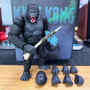 Годзила: Битката при Кинг Конг Островът на черепа Кралят на горилите Чудовища Екшън Фигура Колекция Модели Орнаменти Играчки Подаръци