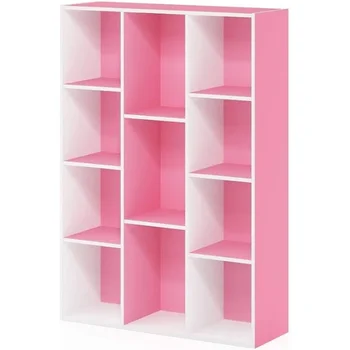 LISM Библиотека / Книга / Съхранение, 11-куб, бяло / розово