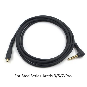 Кабелен кабел за микрофон за слушалки 3.5mm ясен звук за Arctis 3 5 7