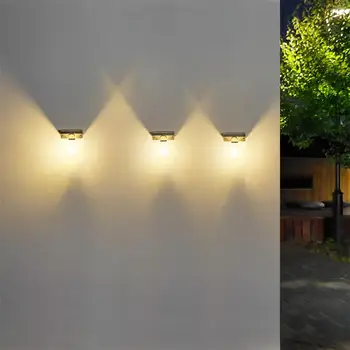  слънчева LED светлина на открито водоустойчива 12LED слънчева стена светлина сензор за движение / контрол на светлината слънчева крушка стена лампа за градина