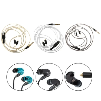 кабел Аудио кабел Слушалки Замяна 3.5mm 1.2M Дълъг за SE215 SE315 SE535 SE846 Слушалки Кабели за слушалки Кабел