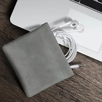 Чанта за съхранение на слушалки U диск USB кабел за данни организатор Аксесоари за слушалки Калъф за карти с памет Мини чанта за монети Чанта за ключове