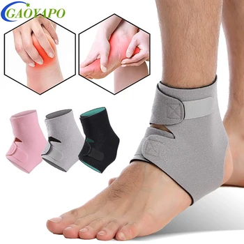 1Pcs глезена скоба дишаща глезена скоба чорапи за изкълчен глезена, предотвратяване на повторно нараняване, регулируеми глезена подкрепа тайна за мъже жени