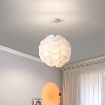 PP вълна топка абажур венчелистче таблица лампа сянка светлина траен капак дизайн абажур протектор домакински шик