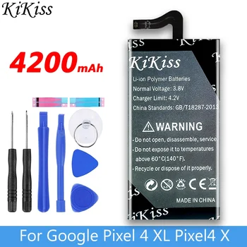 KiKiss Резервна батерия G020J-B за Google Pixel 4 XL Pixel4 XL Pixel4XL акумулаторна батерия 4200mAh