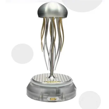 Metal Rhythm Mechanical Jellyfish Model Kinetic Model Kit with Glass Dust Collection Gift
