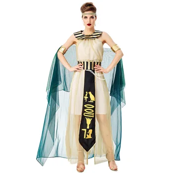 Хелоуин костюми за жени Египетска кралица Облечи костюм фантазия мит богиня роля игра карнавал фестивал